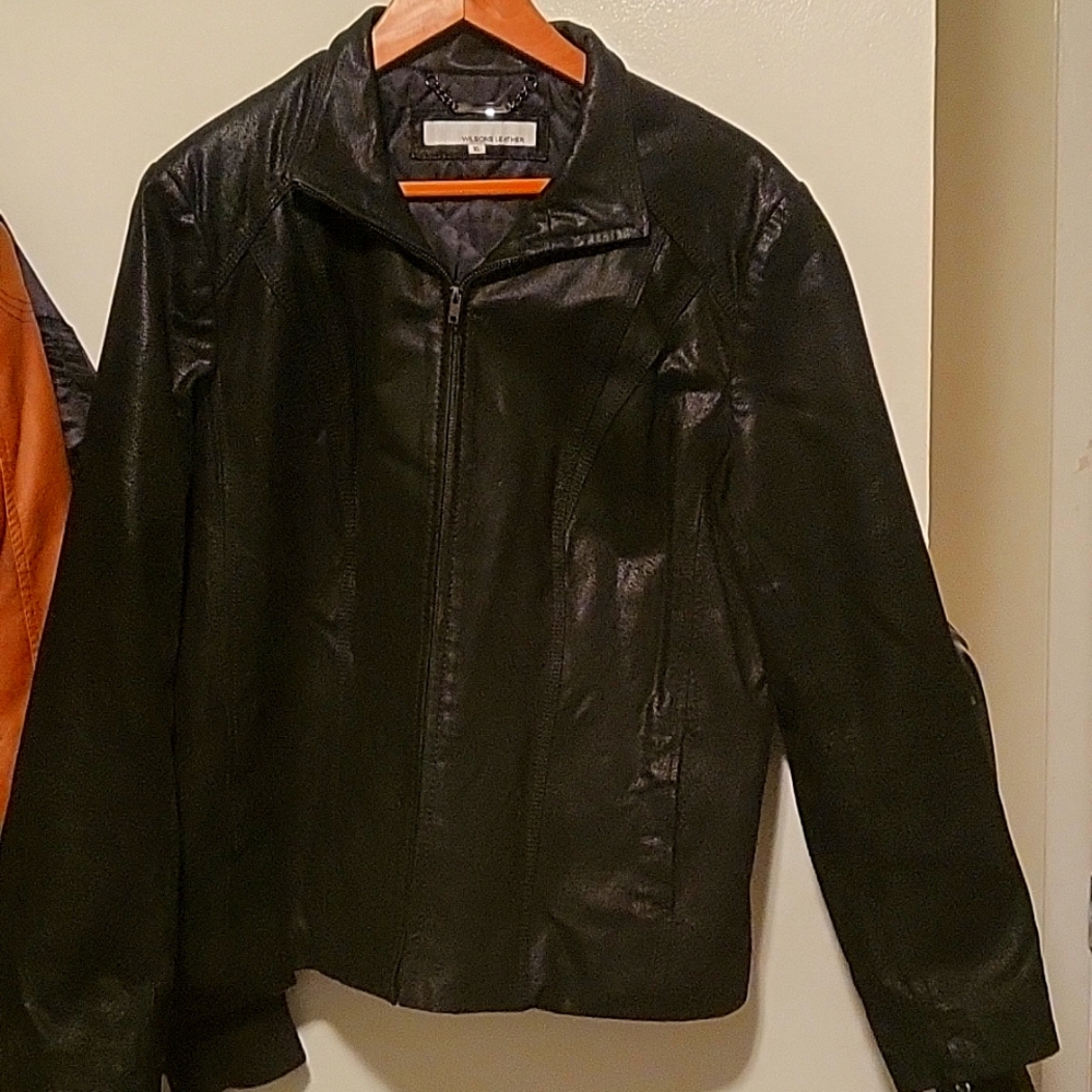 Women's leather jacket